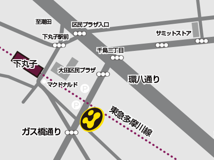 pml Shimomaruko地図